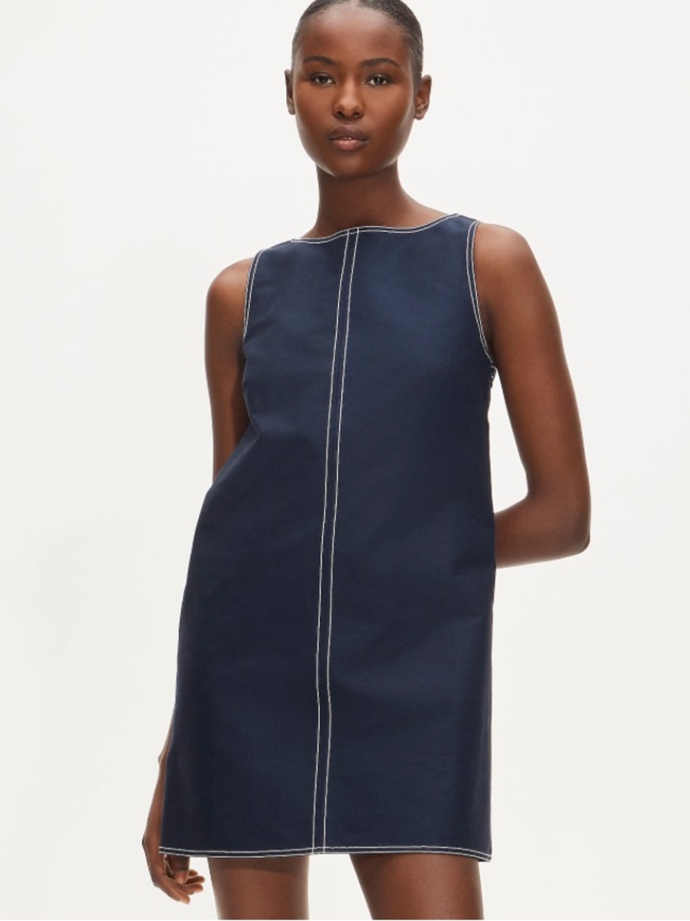 J crew Billie dress in double cotton poplin
